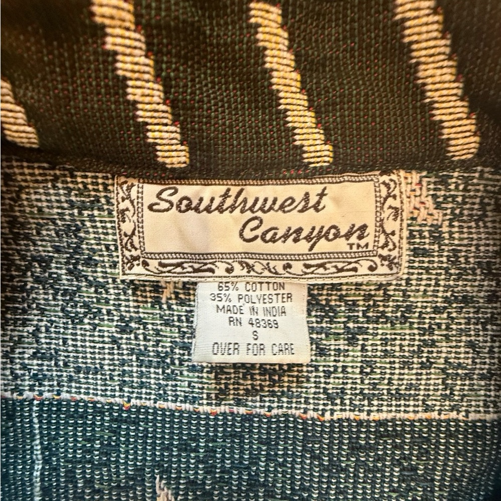 Vintage Star Patchwork Jacket Women’s Small Cropp… - image 9